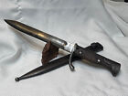 Vtg Waffenfabrik Mauser A g  Oberndorf   austria  M1898  247 Bayonet W  Scabbard