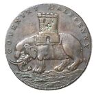 1793 Great Britain Warwickshire Lady Godiva   Elephant Conder Token Halfpenny