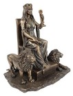 Cybele   Rhea Roman Greek Mythology Mother Of Gods Statue W  Lions Bronze Finish
