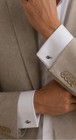 Vtg Sterling Silver Cufflinks Mexico Abalone Jesus Fish Mens Christian Ichthys