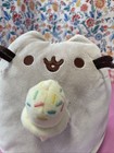 Gund Pusheen Snackables Ice Cream Cat Stuffed Plush Animal Gray 9 5 