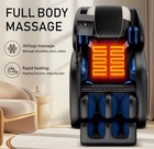 Zero Gravity Full Body Massage Chair W  Heat Airbags Foot Roller