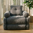 Vacuum Compressed 1 Seater Sofa Bed  2-in-1 Convertible Single Sleeper Loveseat