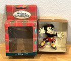 Disney Store Skater Mickey Pull String Mickey s Wonderland Christmas Ornament