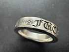 Gothic Lettering Fucku Ring 925 Sterling Silver Handmade Punk Rock Good Gift