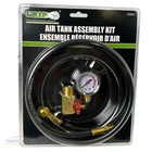 Portable Air Tank   Bubble Assembly Repair Kit Valve Gauge Hose Chuck Manifold