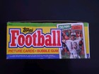 1987 Topps Football Empty Wax Display Box John Elway Todd Christensen On Bottom 