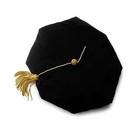Endea Graduation Velvet Doctoral Tam With Eight Sides  And Gold Bullion Tasse