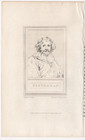 Vosterman Portrait Flemish Engraver Anthony Van Dyck Antique Copper Engraving