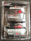 2-pack Genuine 48-11-1862 Milwaukee M18 48-11-1865 6 0 Ah Batteries - New   J1