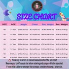 Girls Cartoon Kpop Star Dress Summer Ruffle Sleeve Lavender Princess Nightgown