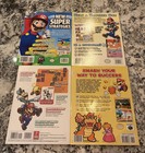 Lot Of 4 Super Mario Strategy Guide Guides Bowsers Inside Story Sealed