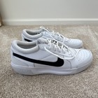 Nike Court Tennis Shoes White Black Men s Size 12 5 Medium