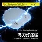 Table Tennis Rubber Positioning Template Acrylic Ping Pong  Gluing Guide Tool