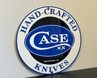 Case Hand Crafted Knives  Cutlery Vintage Style Oval Metal Sign Knives