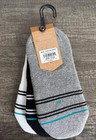 Stance Casual Cotton Blend Socks Basic 3 Pack No Show Men s Large Size 9-12 Nwt