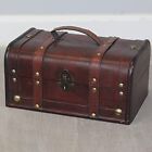 Tm Decorative Treasure Box Small Wooden Trunk Chest Size 11  X 7  X