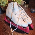 John Wilson Excel Blades 10  - Riedell Ice Skates Men s Size 6 White