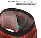 Shinesty The Partridge   Red Cozy Plaid Ball Hammock Pouch Underwear   Size L