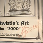 John Entwistle The Who  2000  Art Poster Signed  Music Memorabilia