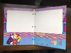 Lisa Frank Vintage Playtime Kittens Toys Rocking Horse Teddy Bear Cats Folder