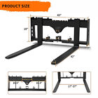 45  2500lbs Skid Steer Pallet Attachment Blades W receiver Hitch   Spear Sleeves