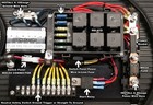Street strip Car Fuse relay Panel Board 6 Circuits Color Coded Copper Wire