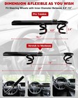 Tevlaphee Steering Wheel Lock Anti-theft Car Device Heavy Duty Security Black 