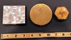 Set Of Three Vintage 1920s To 1950s Decorative Ladies Compressed Powder Compacts