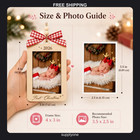 Baby s First Christmas 2026 Photo Frame Ornament Wood Keepsake Gift