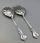 Savannah By Reed   Barton Sterling Silver 2 Piece Salad Serving Set 9 25 
