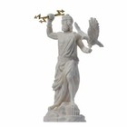 Zeus Greek God Jupiter Thunder Statue Figurine Alabaster 7 08 