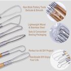 61 Pcs set Pottery Starting Kit Ceramic Carving Tools Diy Clay Sculpting Premium