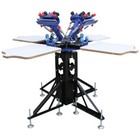 Techtongda 4 Color 4 Station Screen Printing Materials Kit T-shirt Press