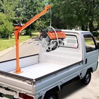 1100 Lbs Electric Pickup Truck Crane W  Electric Winch 3500lb Hoist 360   46 -63 