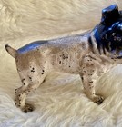 Vintage Antique Cast Iron - Hubley Toy English Bulldog Dog Door Stop Rare 1930   s