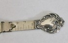 Art Nouveau Whiting Sterling Silver Antique Sewing Ruler Hem Gauge Vintage