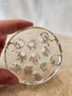 Vintage Clear 11 Hole Floral Frogger 3   Flower Frog