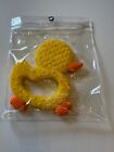 Three Hearts Apparel - Baby Pacifier Teether - Natural Silicone - Duck