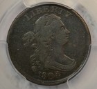 1804 Draped Bust Half Cent  Pcgs Vf25