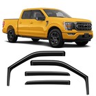 In-channel Rain Guards Compatible With Fit For Ford F150 Crew Cab 2015-2026