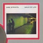 Dire Strait Walk Of Life Framed Picture Sleeve Gold 45 Record Display M4
