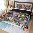 New  Disney Pixar Movies Print Duvet Cover Set  3pcs  Quilt Cover   Pillowcase