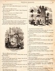 Western Hemisphere Antique Map 1870 s Mitchell s Comparative Heights   Lengths