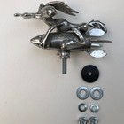 Car Ornament Wile E Coyote Badge Mechanic Front Hood Decoration Auto Accessories