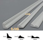 18 Pcs Dollhouse Trims Moulding Classic White