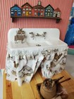 Miniature Dollhouse Furniture Artisan Painted Country Kitchen