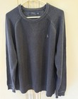 New With Tag Polo Ralph Lauren Mens Crew Neck Navy Blue Pullover Sweater Xl