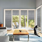 Biltek Blackout Shades  Gray  Washable Fabric Cordless Roman Shades