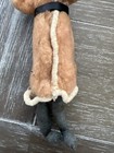 Antique German Folk Art Spun Cotton Wool Santa Claus Ornament Doll Figurine 6 5   